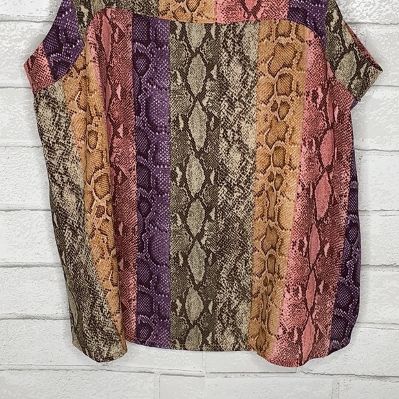NWT HIATUS Snake Print Tank Top - Picture 7 of 15